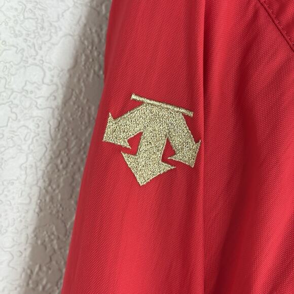 Vtg Descente Mens Ski Jacket Coat Bomber Puffer Red Size L - Picture 7 of 10